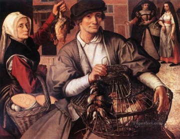  I Oil Painting - Market Scene 3 Dutch historical painter Pieter Aertsen